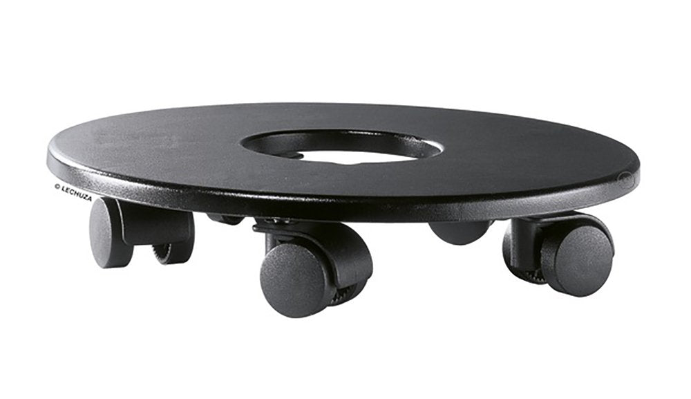 Lechuza Invisible Planter Coaster for Classico 60 & Cube 50 – Black