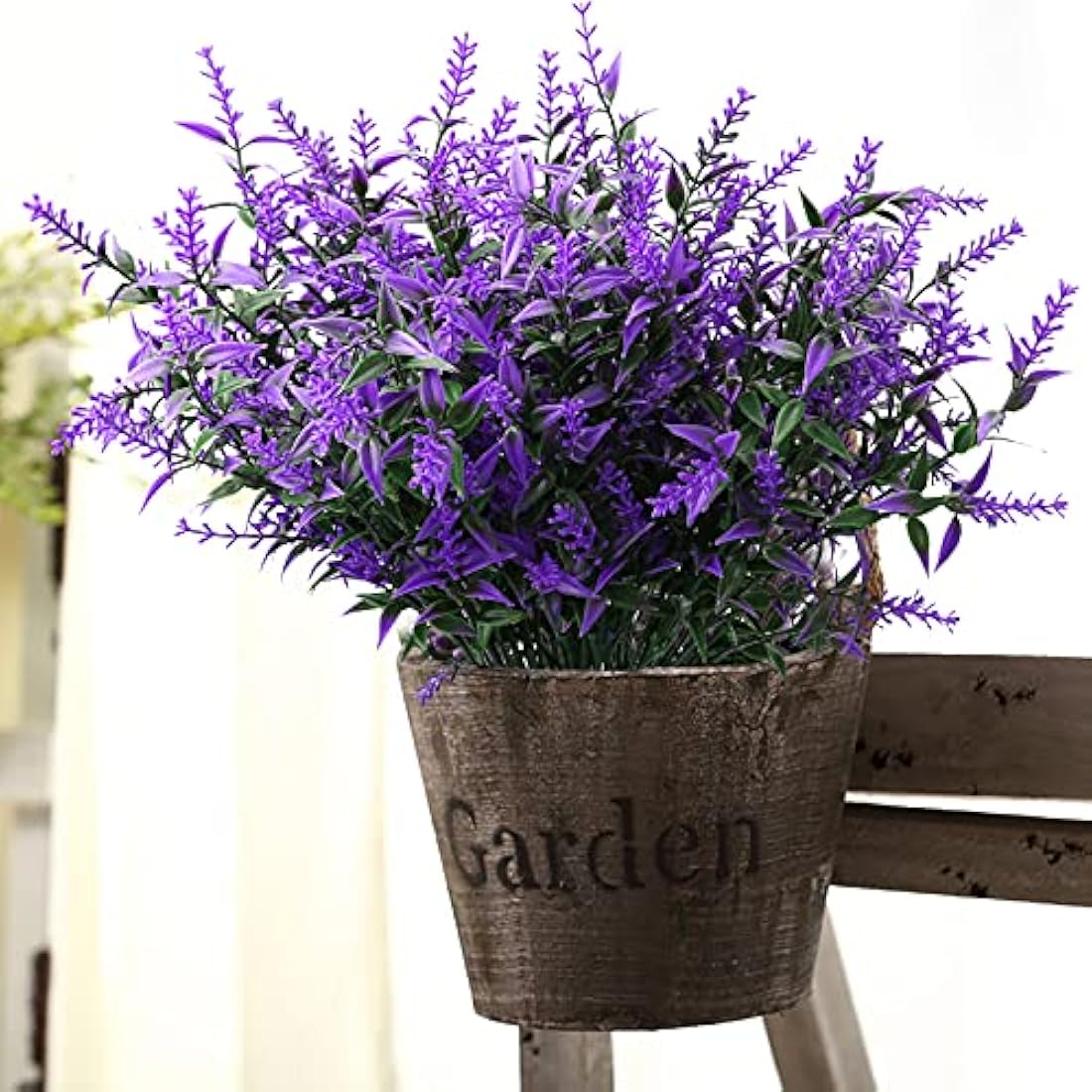 Jolof Store 12 Bundles Artificial Lavender Flowers | UV Resistant