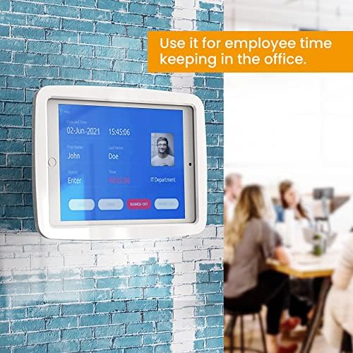 Beelta iPad Wall Mount for 10.2 inch 7/8/9th Gen | Anti-Theft Kiosk, White