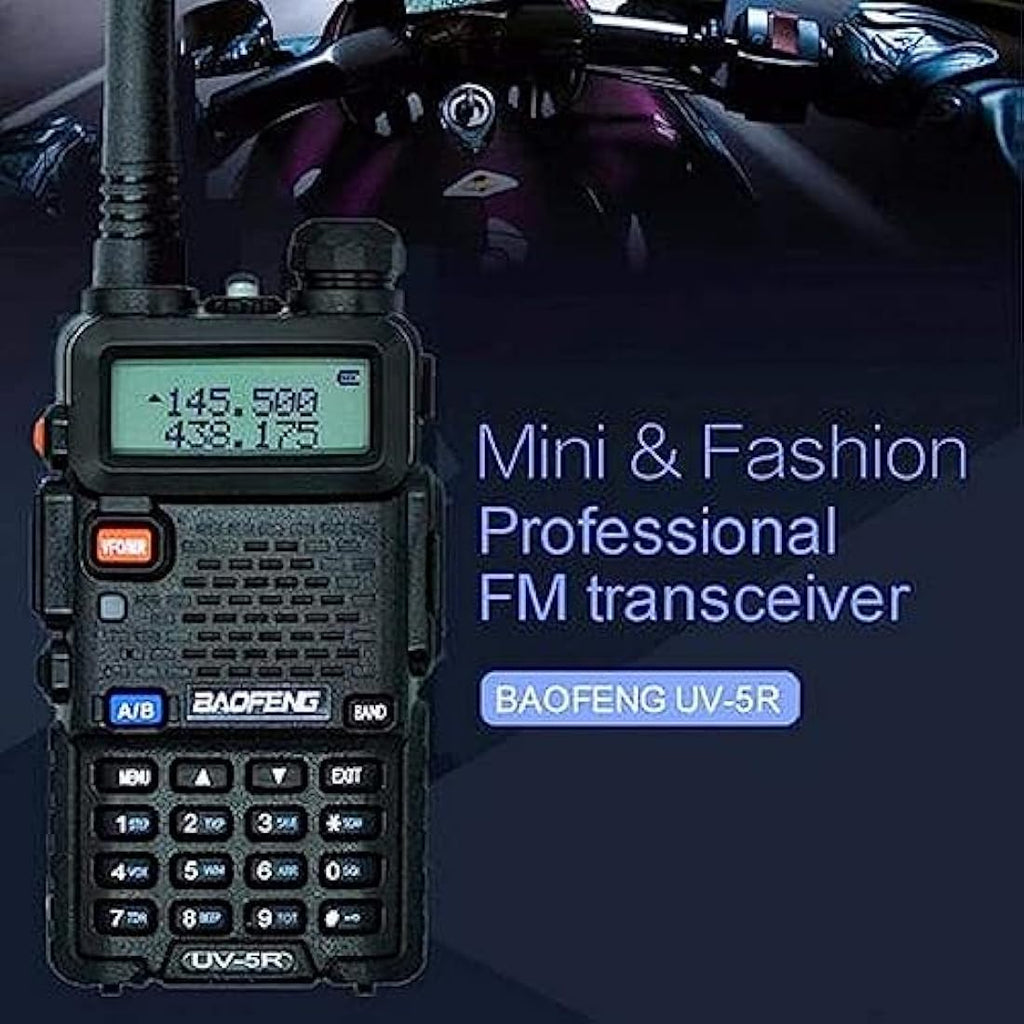 Baofeng UV-5R 8-Watt Dual Band Two-Way Radio | VHF/UHF Ham Radio Kit