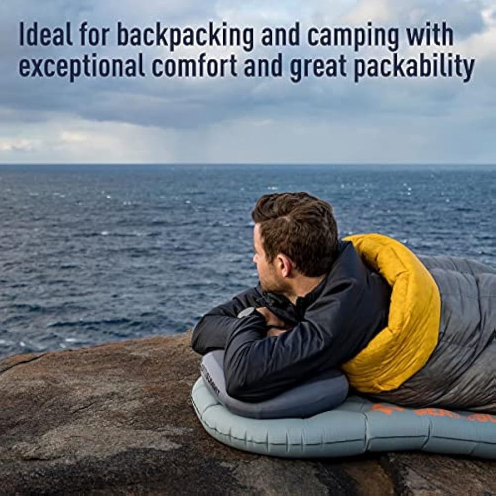 Sea to Summit Aeros Premium Inflatable Camping Pillow – Large, Lime