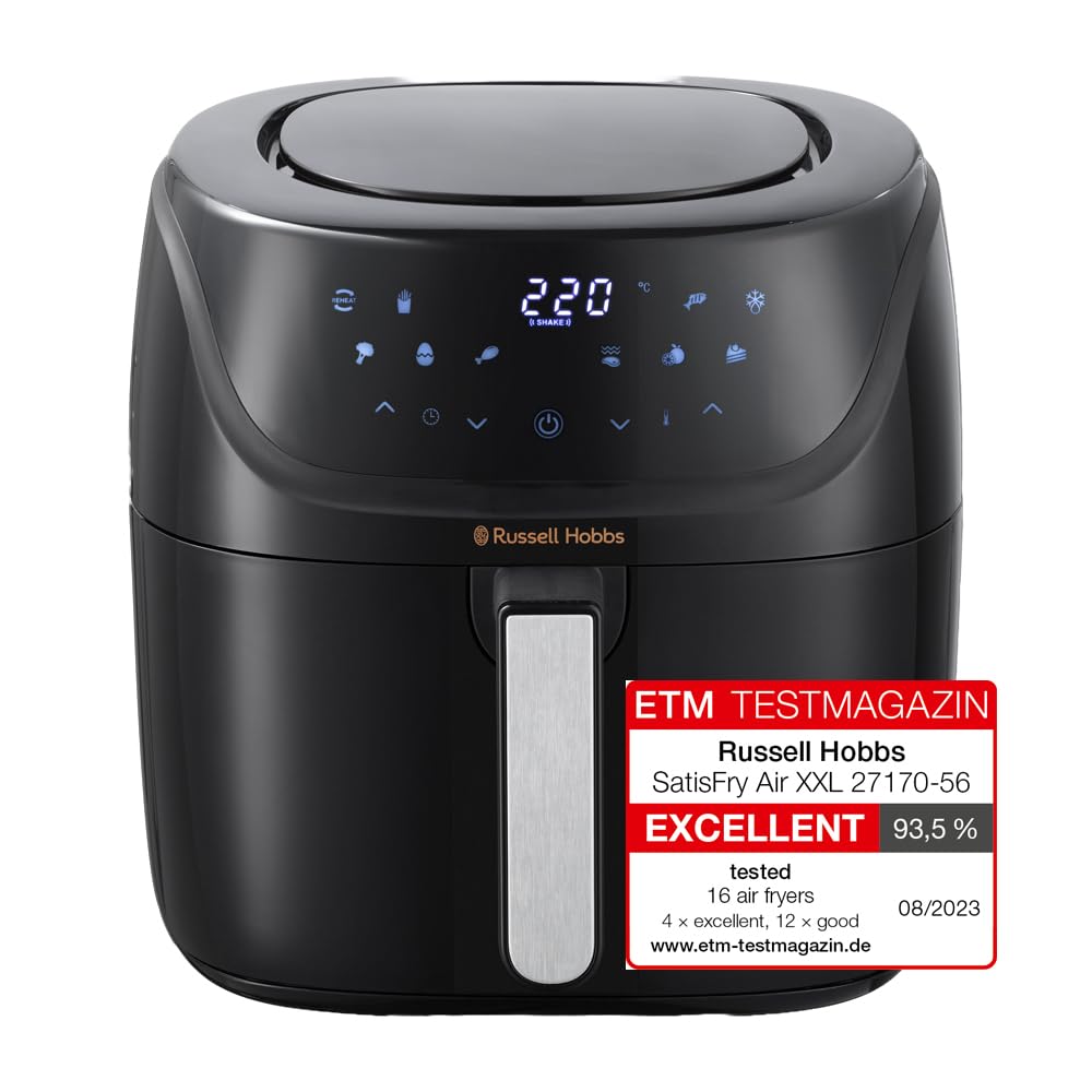 Russell Hobbs XXL 8L Digital Air Fryer – 10 Cooking Programmes