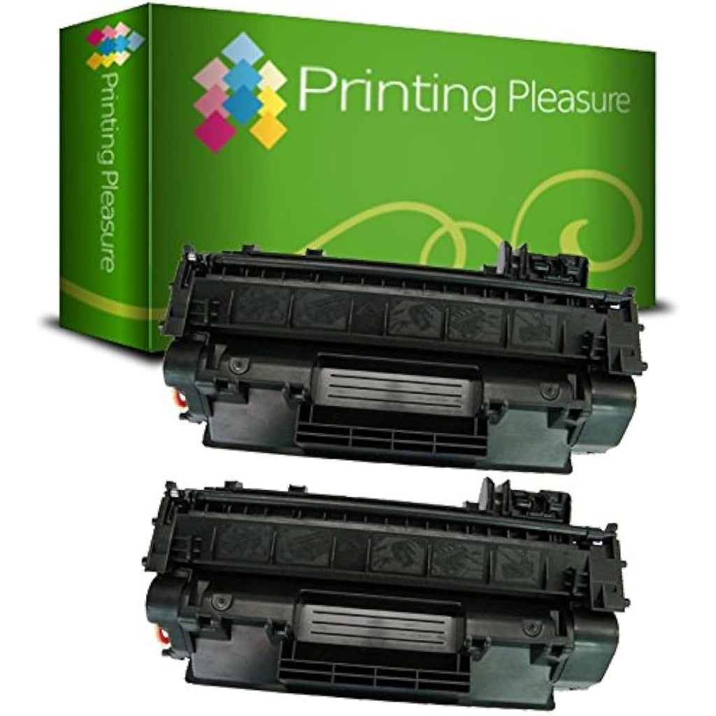 Printing Pleasure 2-Pack Compatible Toner for HP CE505A & Canon 719