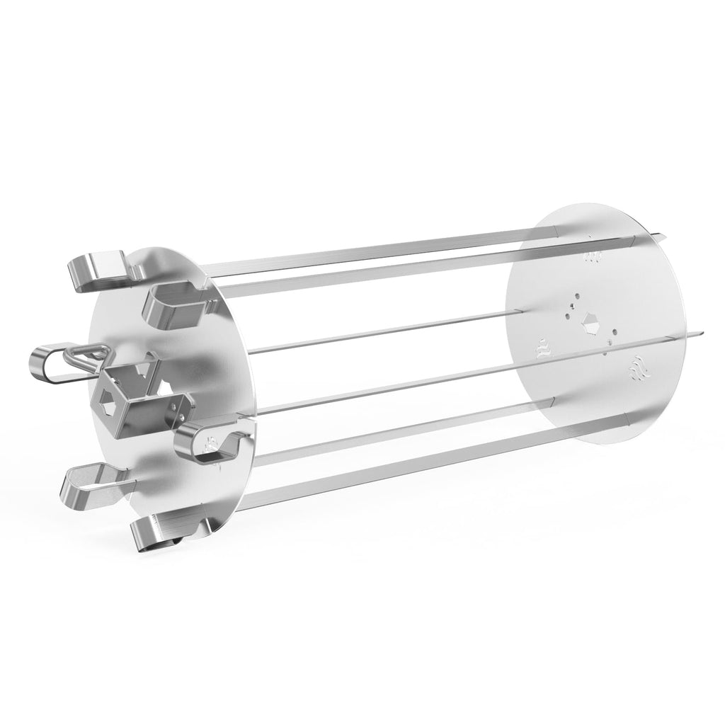 Onlyfire Stainless Steel Rotating Skewer System for Rotisserie Grill Rods