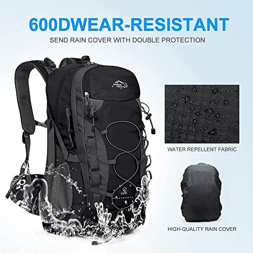INOXTO Lightweight Hiking Backpack | 40L Waterproof Daypack for Travel