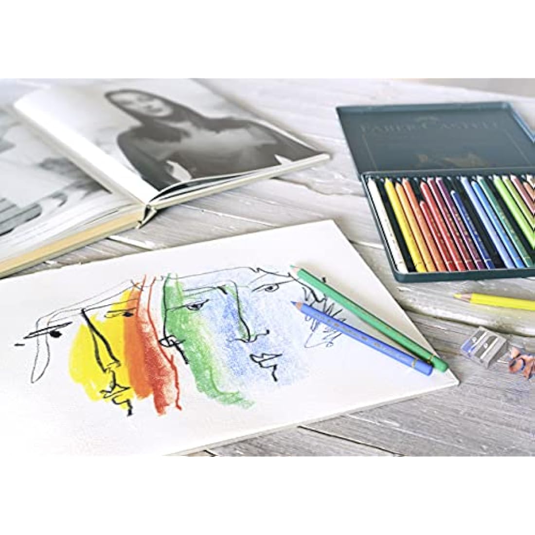 Faber-Castell Polychromos Colour Pencils | Wooden Case of 48