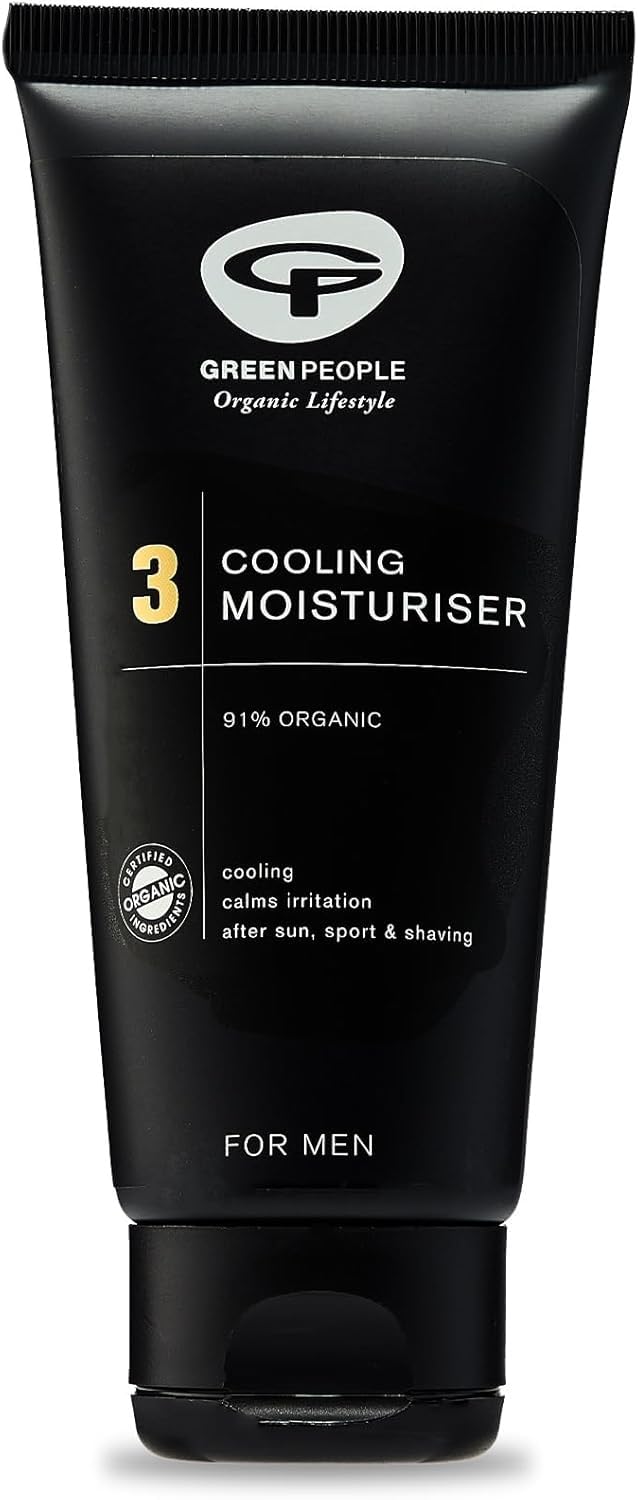 Green People For Men No. 3 Cooling Moisturiser - Organic Face Cream 100ml