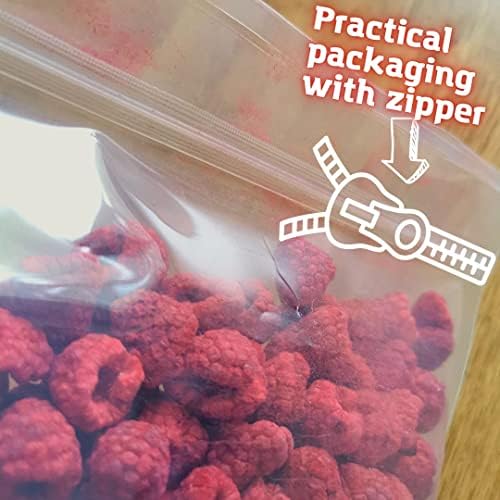 Jolof Store Freeze-Dried Raspberries – 500g XXL Premium Raw Vegan Fruit