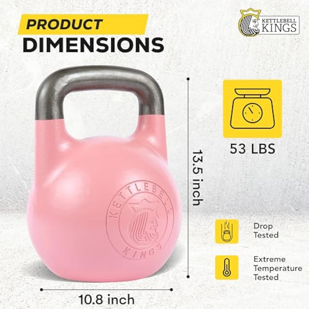 Competition Iron Kettlebell – 18lb Ergonomic Weight