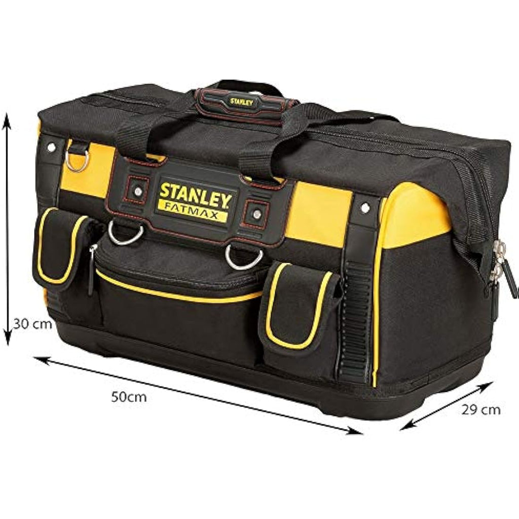 Stanley Fatmax 20 Inch Open Mouth Tool Bag | Heavy Duty Storage Organiser