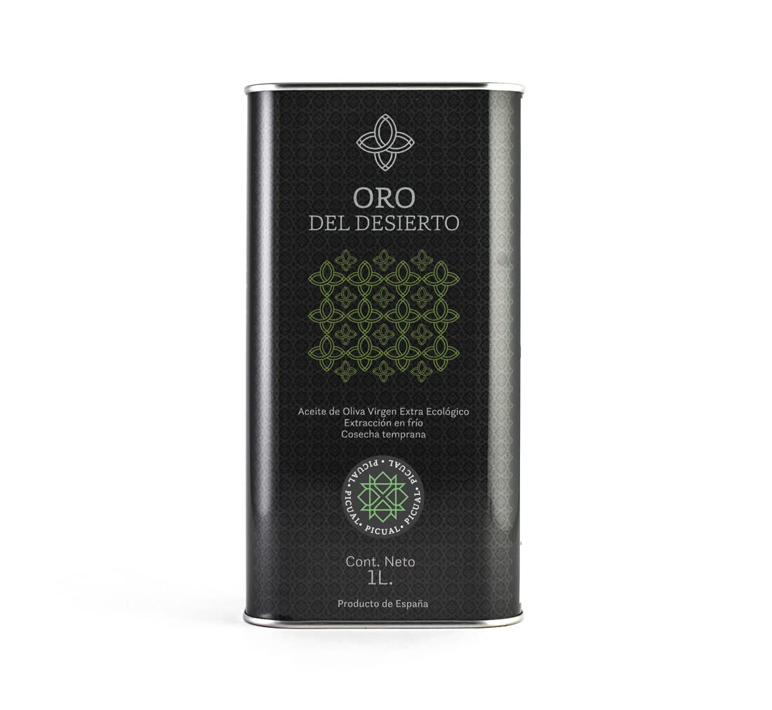 Oro del Desierto Organic Extra Virgin Olive Oil – Picual 1L Can