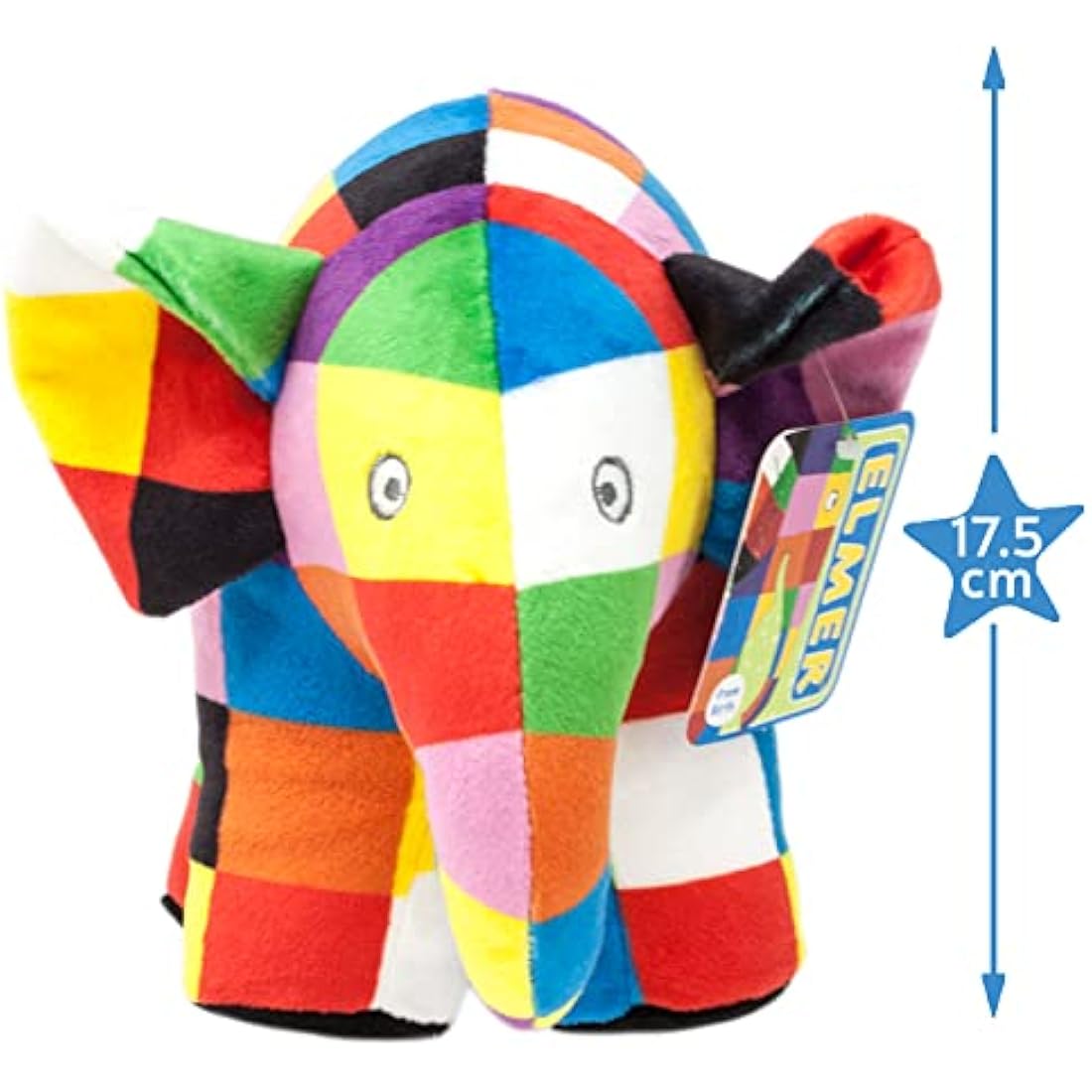 Elmer the Elephant Soft Toy – Colorful Plush Stuffed Animal by Jolof Store