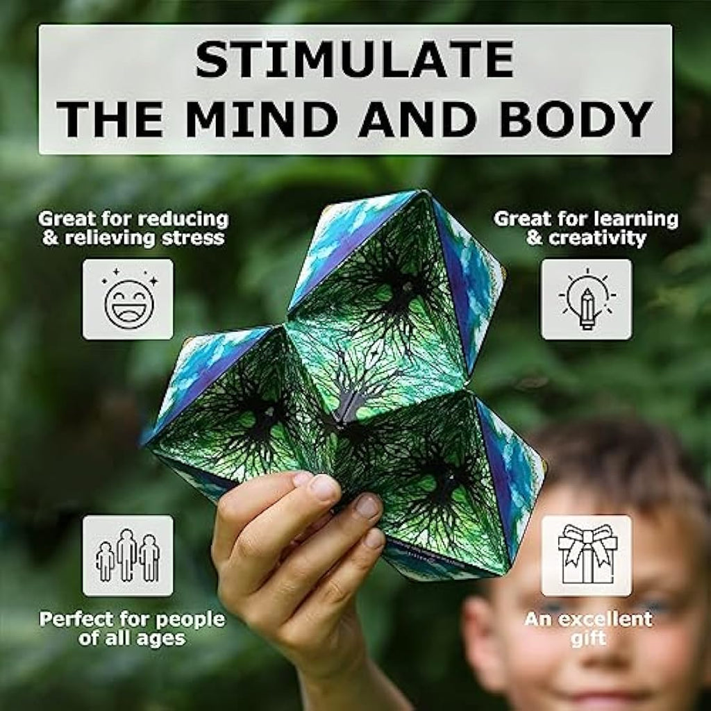 Shashibo Shape Shifting Box - Magnetic Sensory Toy (Chaos Artist Series)