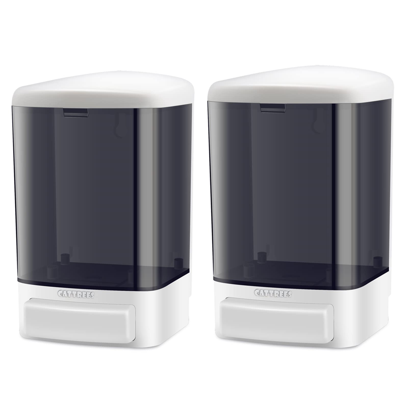 Cattrees Wall Mounted Soap Dispenser | 2 Pack 1000ml Commercial Pump