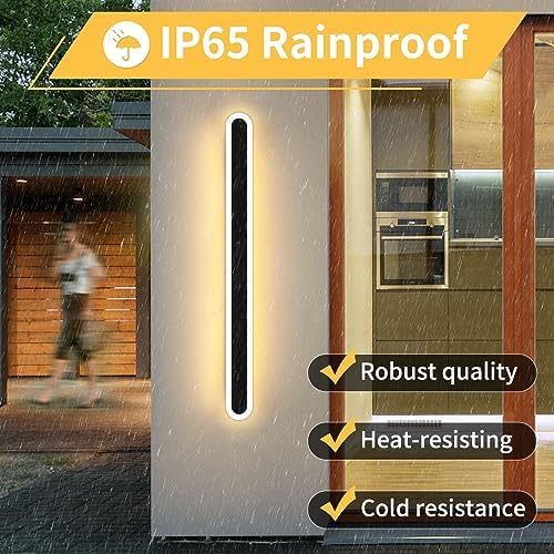 Mikeru 150CM LED Outdoor Wall Light | IP65 Waterproof 3000K Warm White