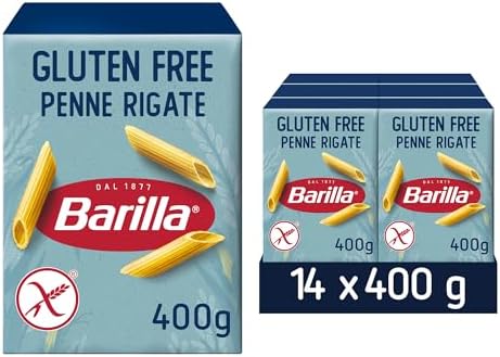 Barilla Gluten Free Penne Rigate Pasta - Corn & Rice - 14 x 400g Bulk