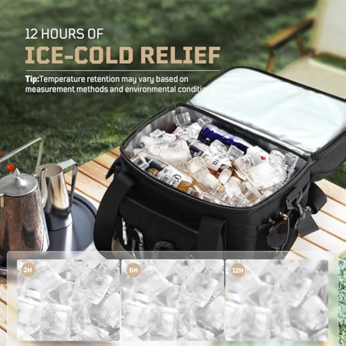 1TG Tactical Insulated Lunch Bag | Expandable Leakproof Cooler, 24L