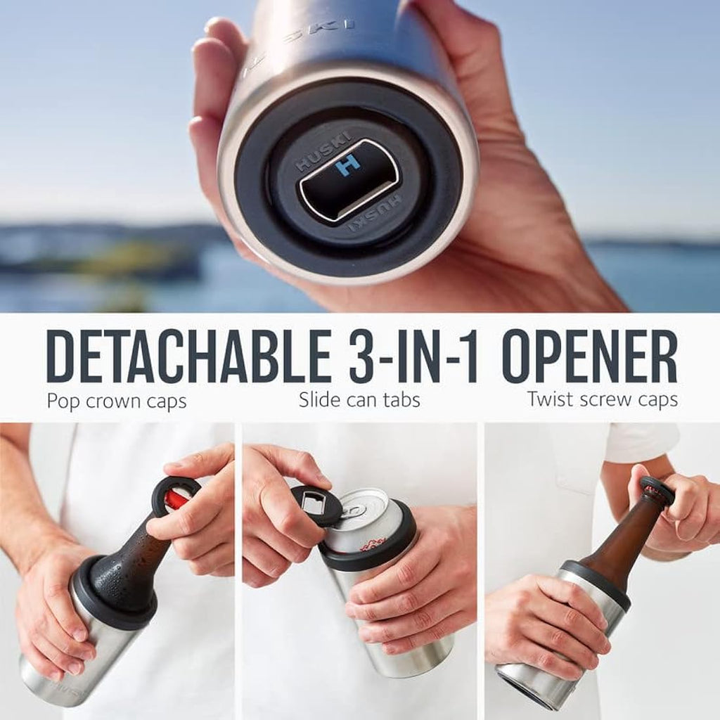 Huski Beer Cooler 2.0 – Triple Insulated Stainless Steel Can Holder