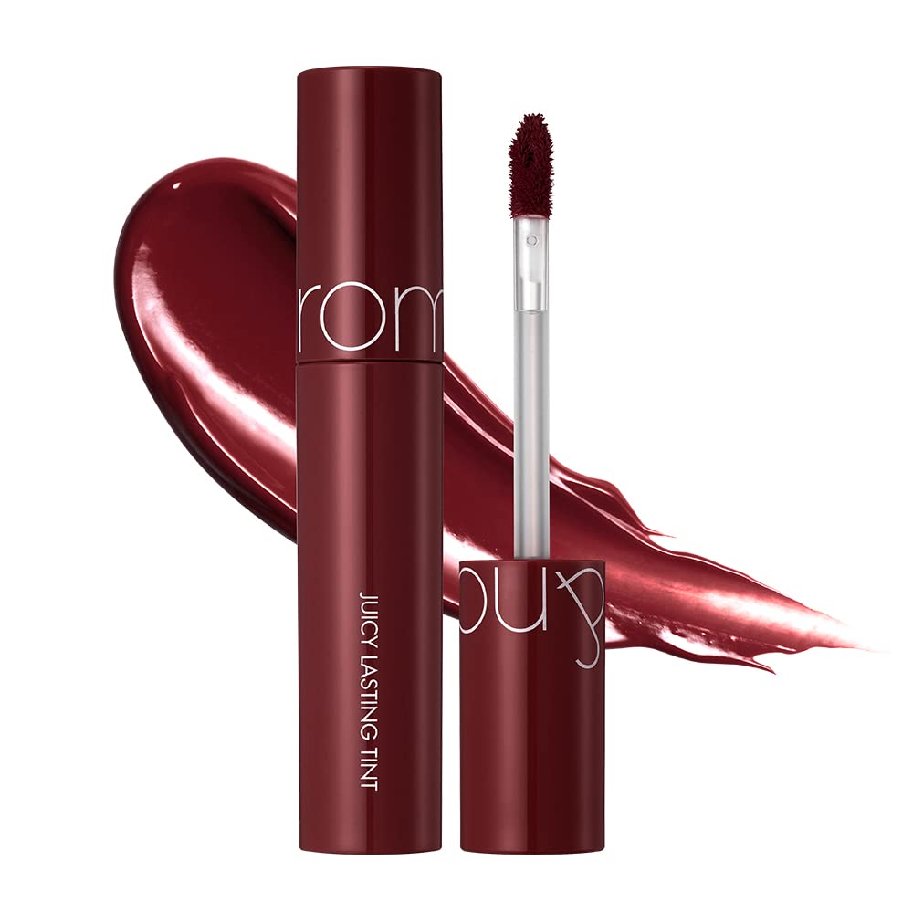 rom&nd Juicy Lasting Tint – Long-Lasting Glossy Lip Tint (21 Deep Sangria)