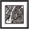 New York Paper Cut Map Art | Jolof Store Framed Wall Decor – 9x9