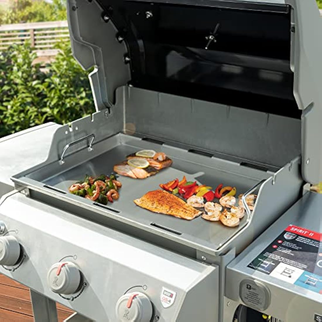 Onlyfire Stainless Steel Griddle Plancha for Weber Spirit 300/400 Series