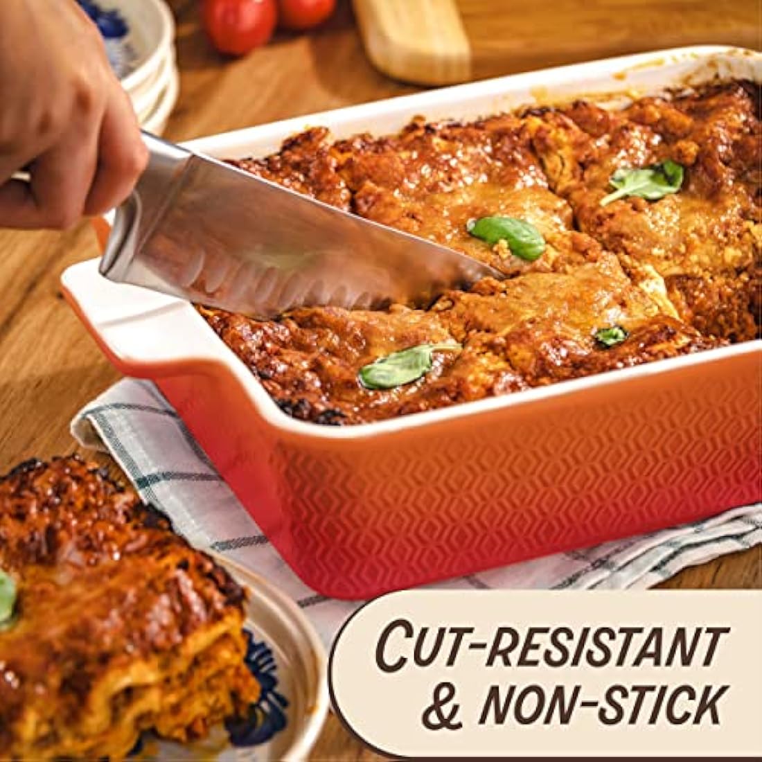 Jolof Store Ceramic Casserole Dish – 28cm Non-Stick Lasagne Baker
