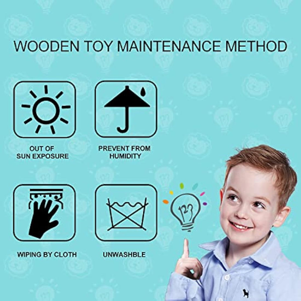 Top Bright Wooden Car Ramp Racer – Toddler Educational Toy with 4 Cars