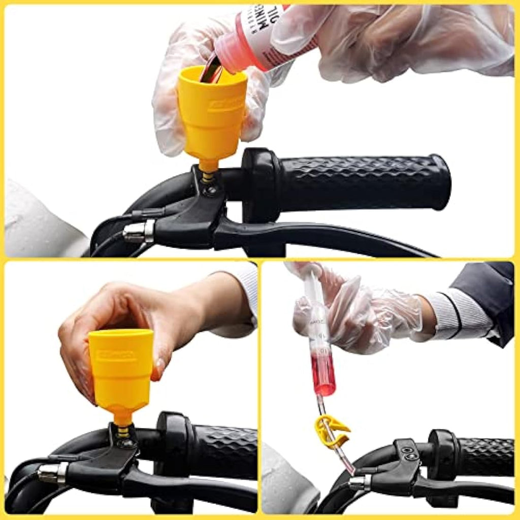 Hydraulic Brake Bleed Kit with 120ml Mineral Oil for Shimano