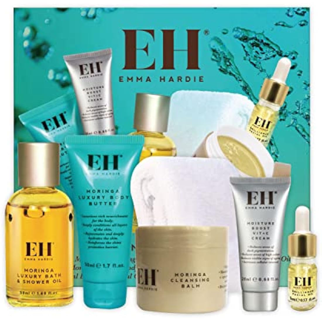Emma Hardie Amazing Travel Kit | 5-Piece Moringa Skincare Gift Set