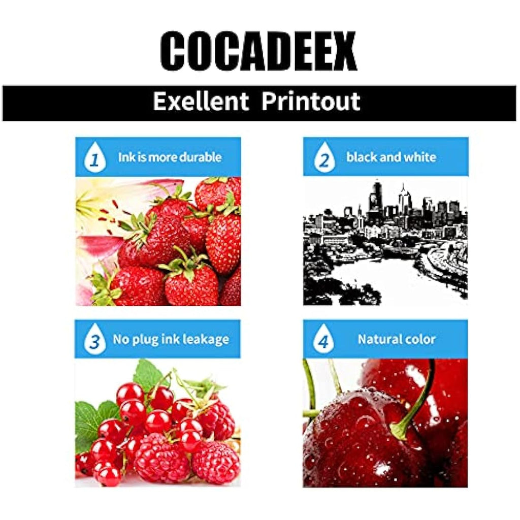 COCADEEX Ink Refill Kit for Canon PGI-580XXL CLI-581XXL PIXMA Printers