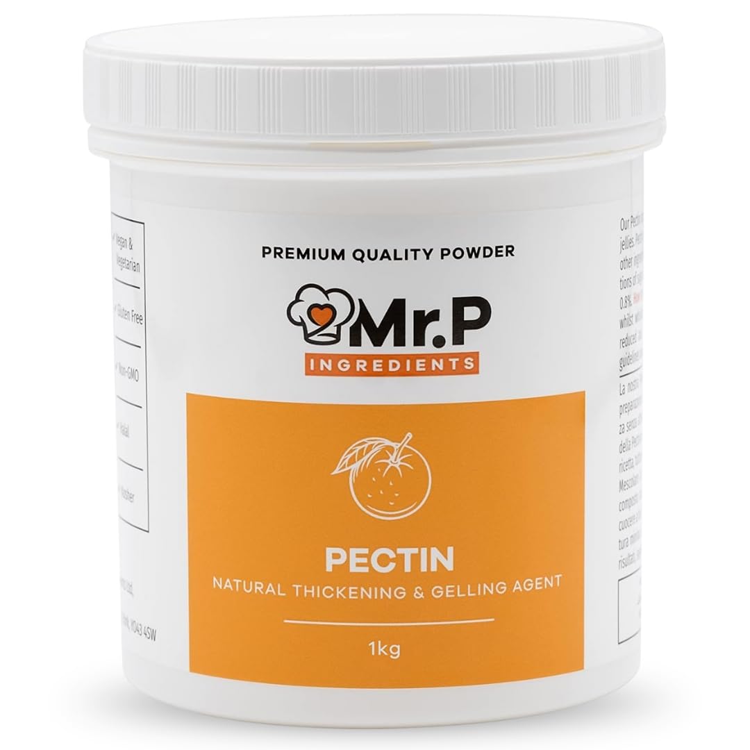 Mr.P Ingredients Pectin NH Powder 1kg – Vegan Gelling Agent for Jams