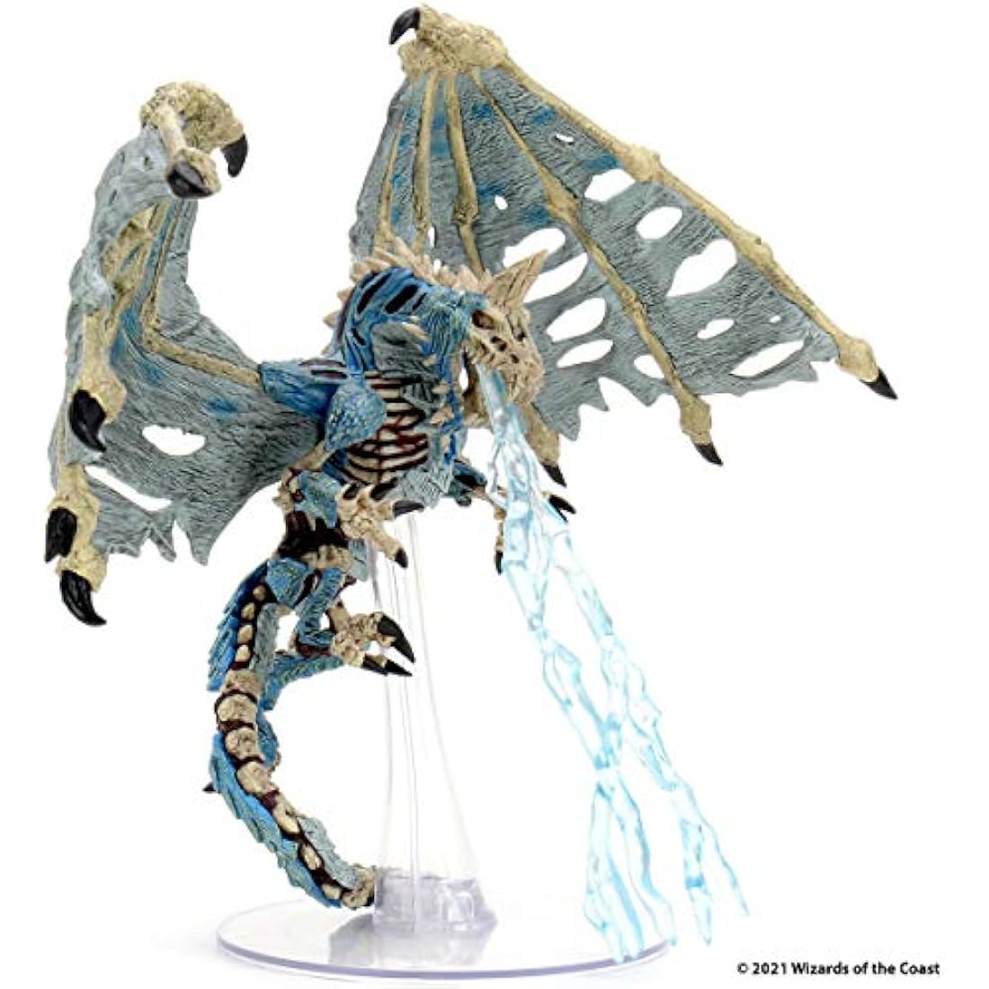 WizKids D&D Icons of the Realms: Boneyard – Blue Dracolich Miniature
