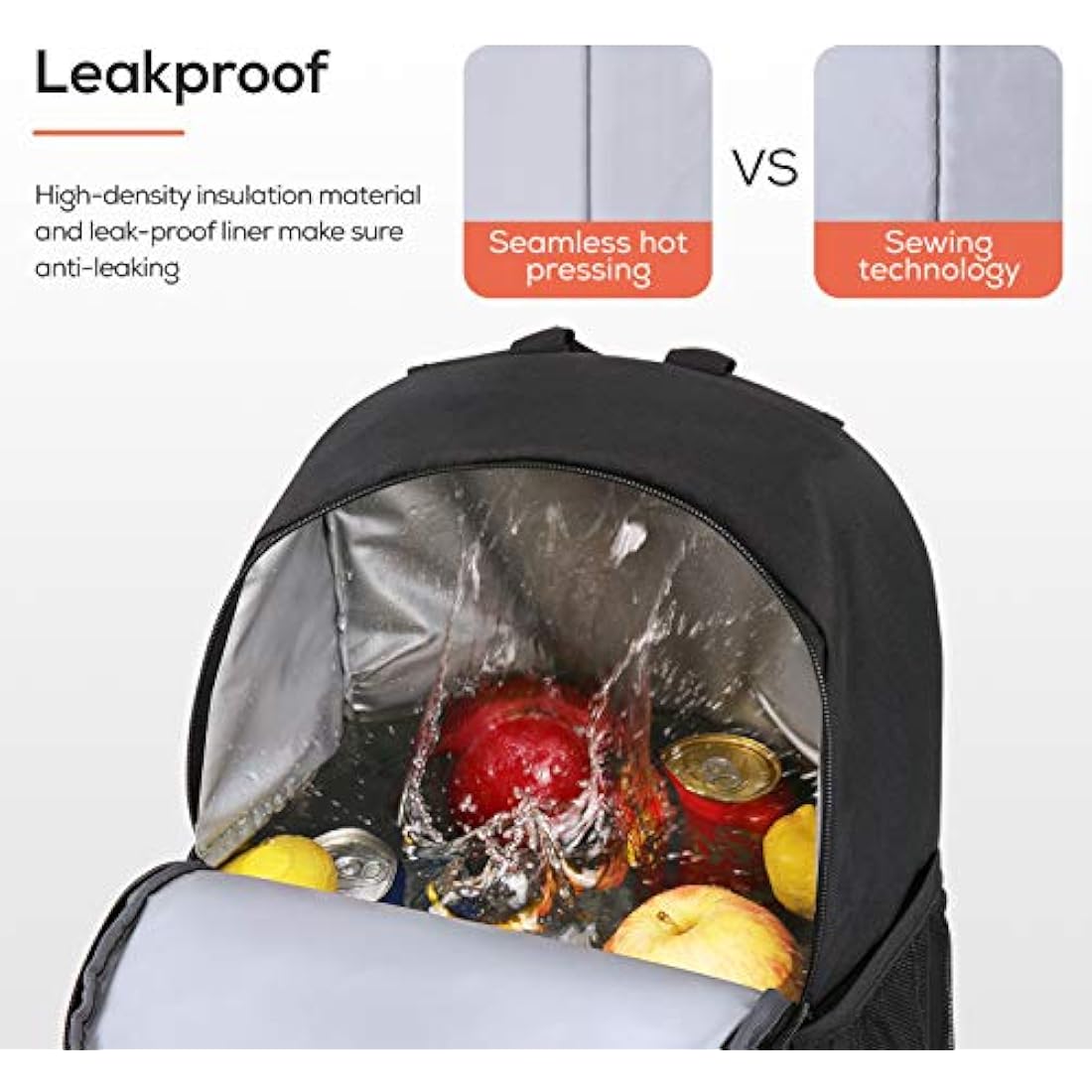 TOURIT Insulated Cooler Backpack – 28 Cans Leakproof Lightweight Bag