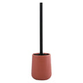 MSV Maonie Toilet Brush Set – Ceramic Matt Terracotta Red Bathroom Holder