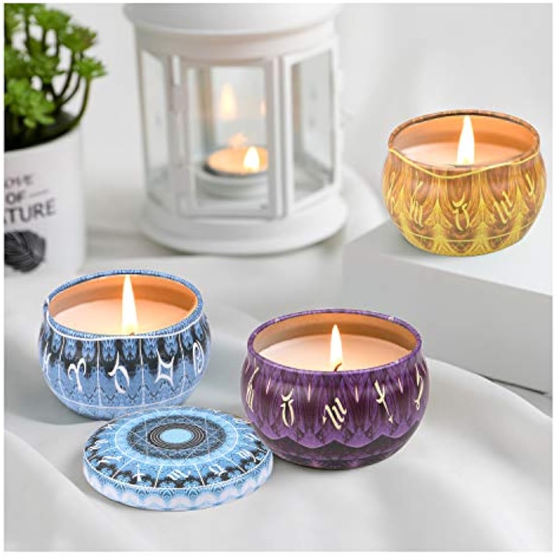 DIY Candle Making Kit – Soy Wax Beginner Set with 8 Tins