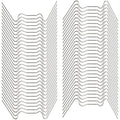 100Pcs Stainless Steel Greenhouse W Clips for Glass Panes