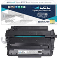 LCL Remanufactured 55X CE255X Black Toner for HP LaserJet P3015 M525 M521