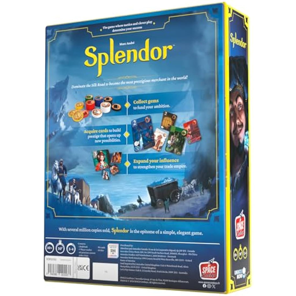 Splendor Board Game by Space Cowboys – Strategy Gem Trading Card Game