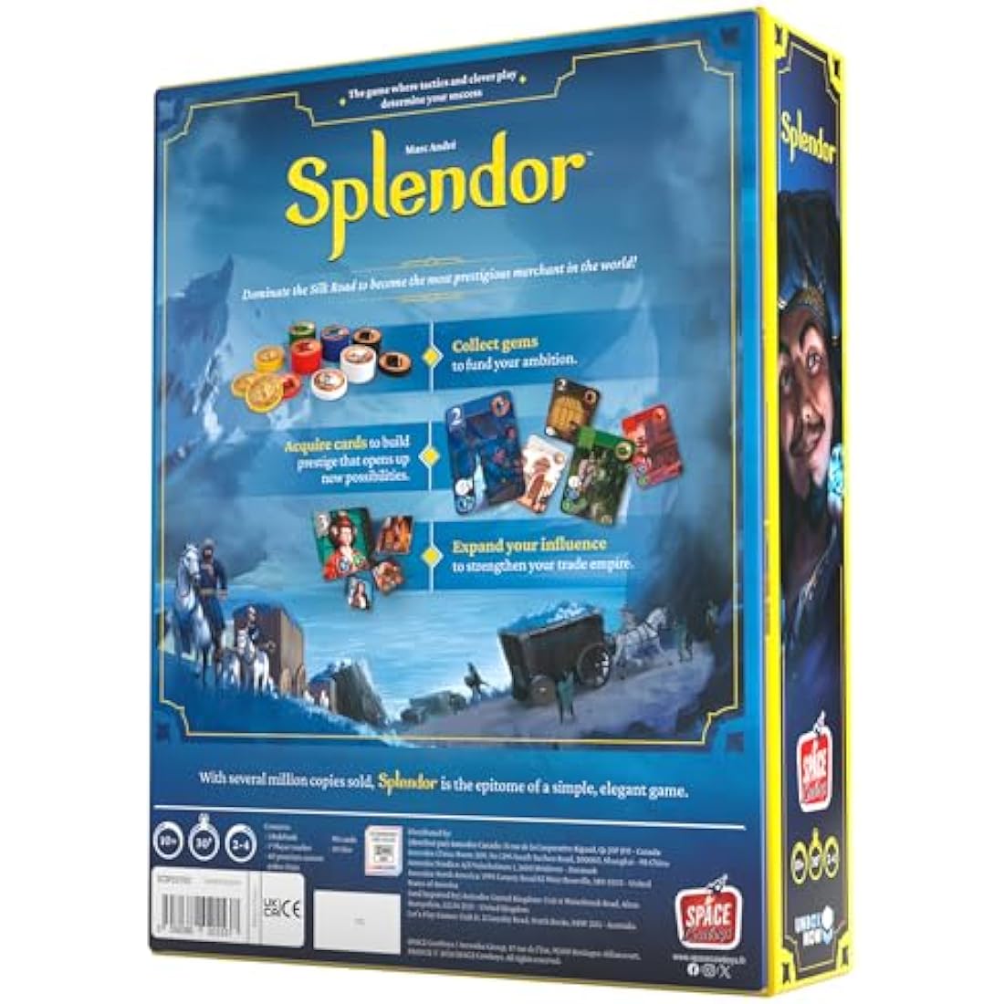 Splendor Board Game by Space Cowboys – Strategy Gem Trading Card Game