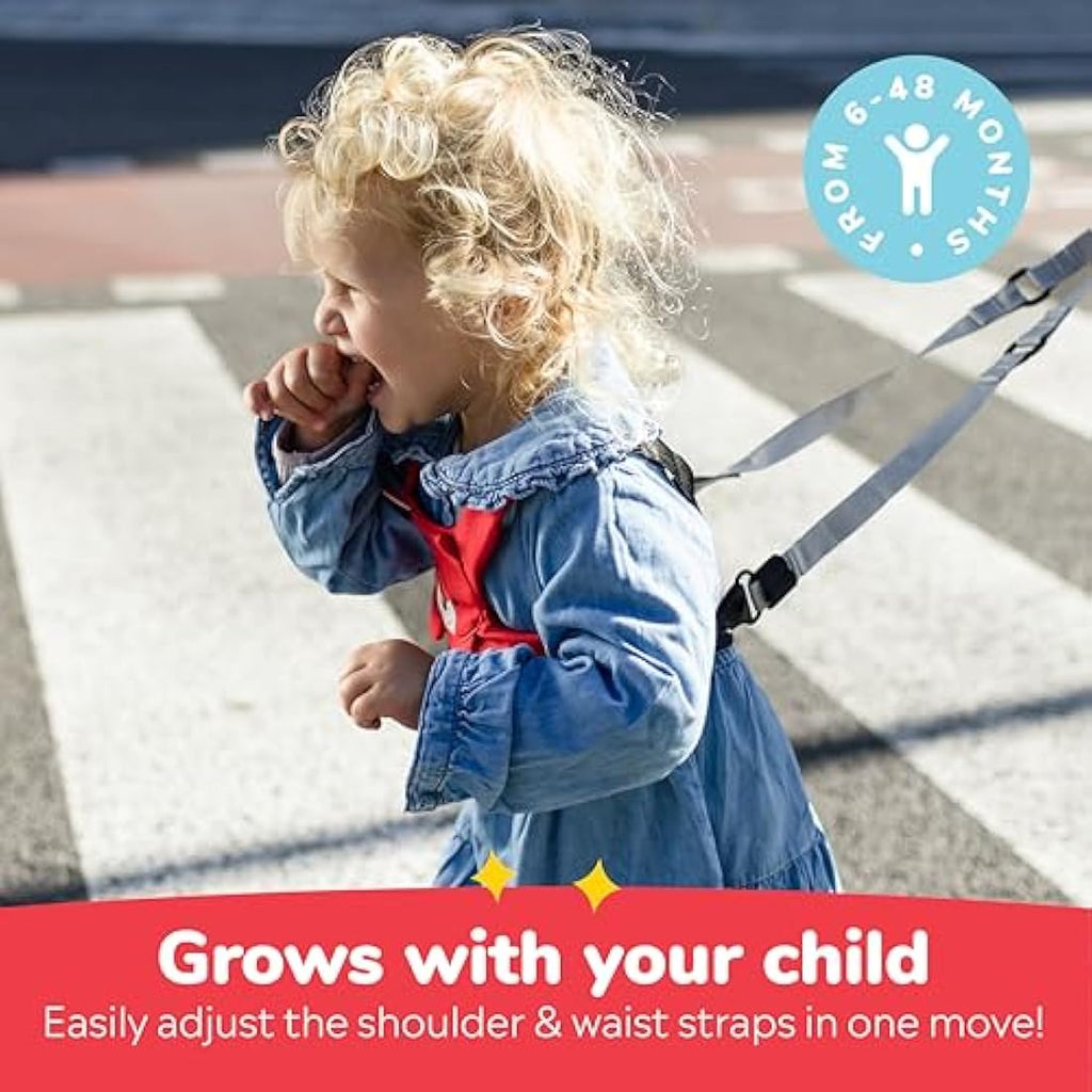 Trunki ToddlePak Baby Walking Reins & Safety Harness – Felix Fox Red