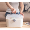 Large Medicine Organizer Box | First Aid Storage Bin with Lid