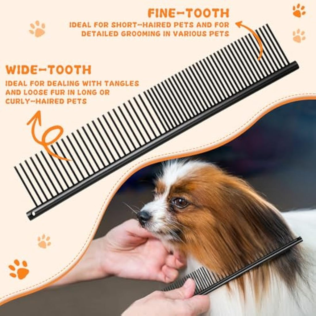 Moontay 8-in-1 Dog Grooming Scissors Set | 440C Stainless Steel Pet Shears