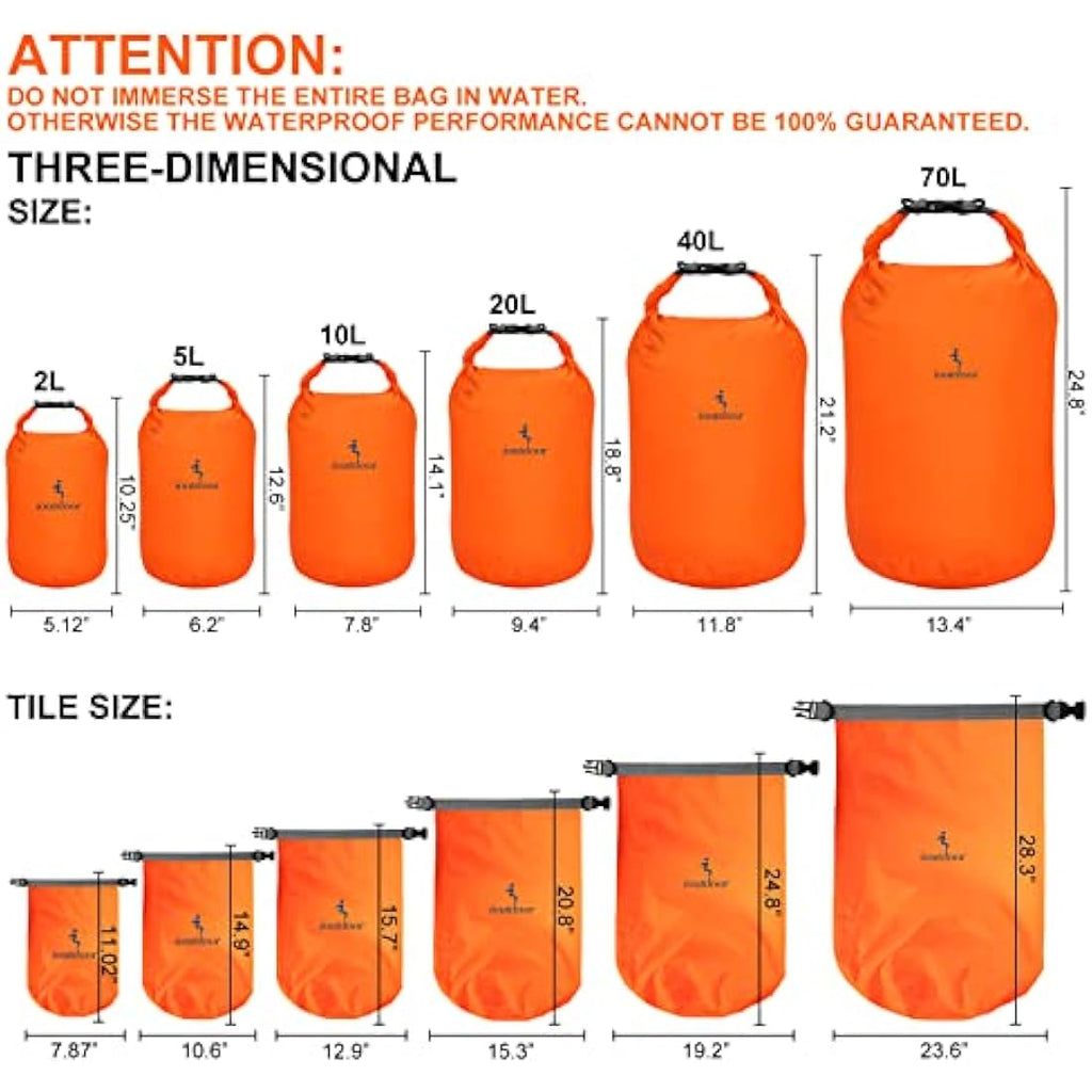 Waterproof Dry Bag – Lightweight Compression Sack for Kayaking