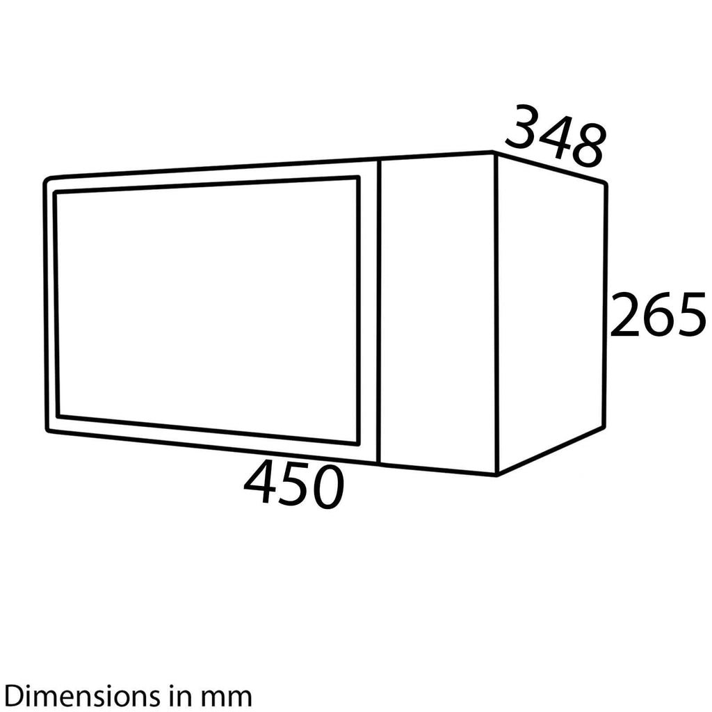 SIA FAM21SI 700W Freestanding Silver Microwave - 20L Capacity