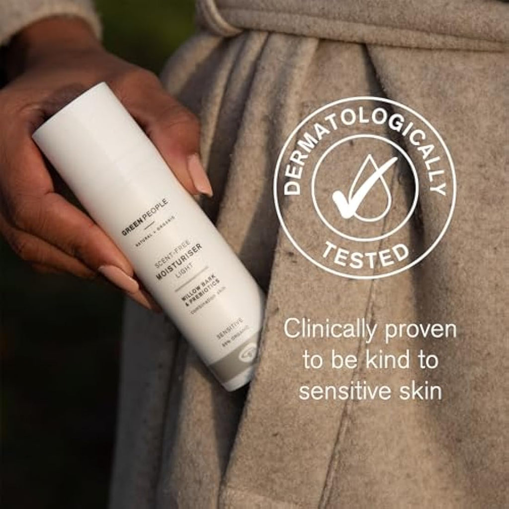 Green People Scent Free Light Organic Moisturiser for Sensitive Skin – 50ml