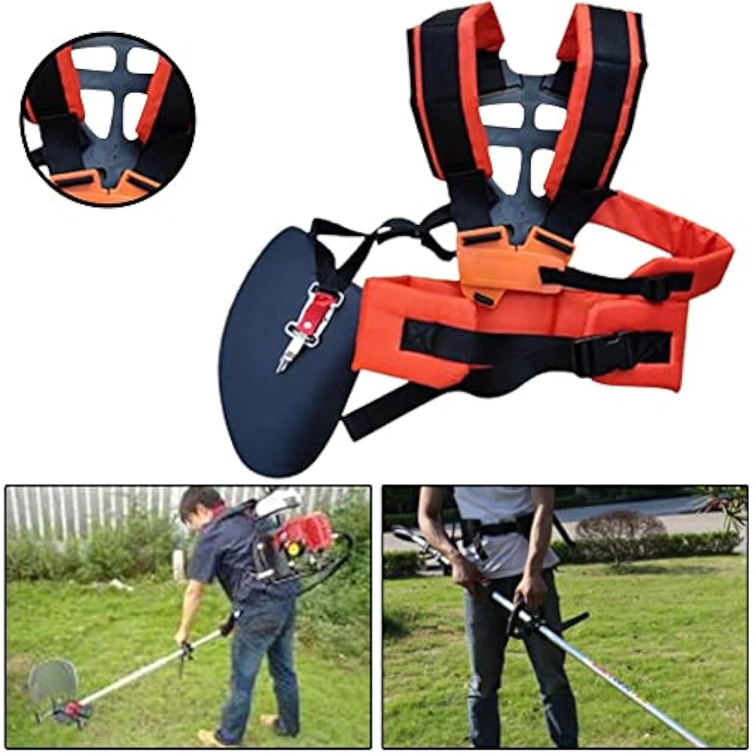 Jolof Store Universal Adjustable Strimmer Harness | Padded Nylon Strap