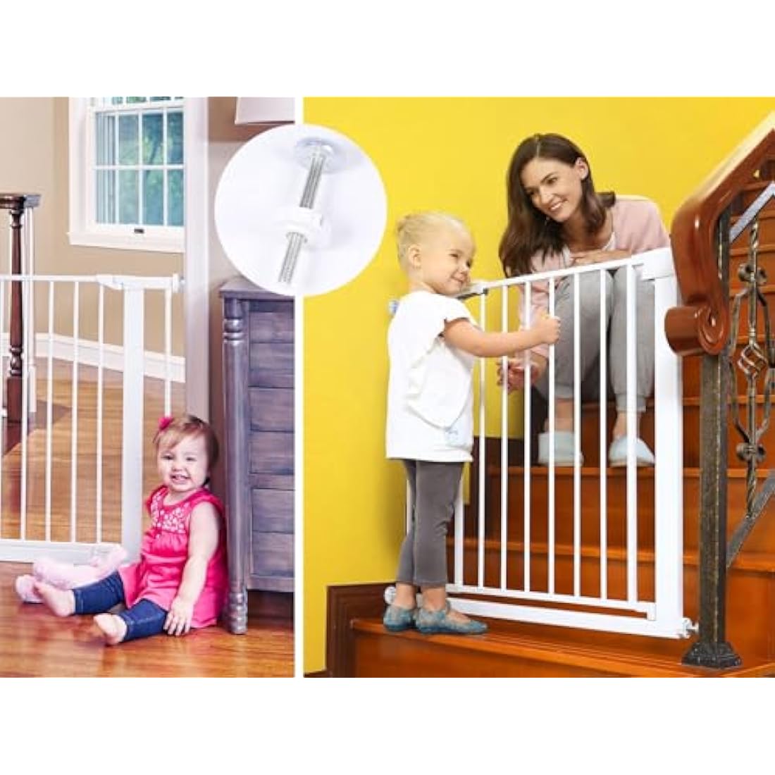 Baby Gate M10 Spindle Rods – 4 Pack Pressure Mounted Bolts