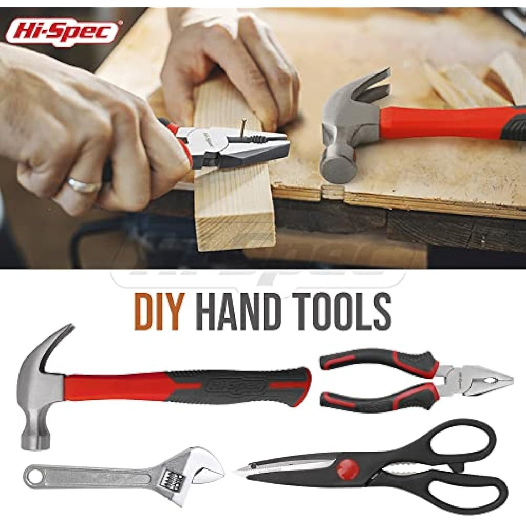 Hi-Spec 54pc Home & Office DIY Tool Kit – Essential Hand Tool Set