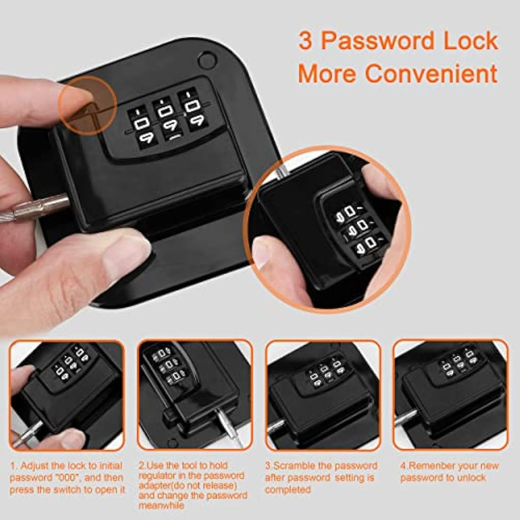 Evilsoul Password Fridge Lock – 2PCS Adhesive Child Safety Combination Lock
