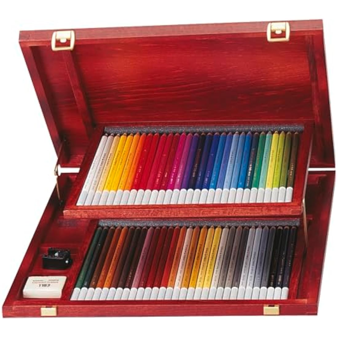 STABILO CarbOthello Chalk-Pastel Pencils | Wooden Box Set of 60